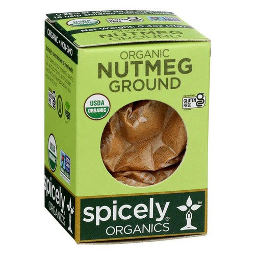 Organic Nutmeg Ground 0.4 Oz (Case Of 6) By Spicely Organics