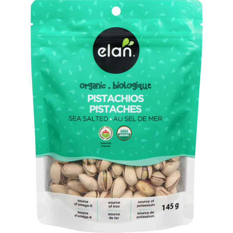 2-Pack Elan Organic Sea Salted Pistachios