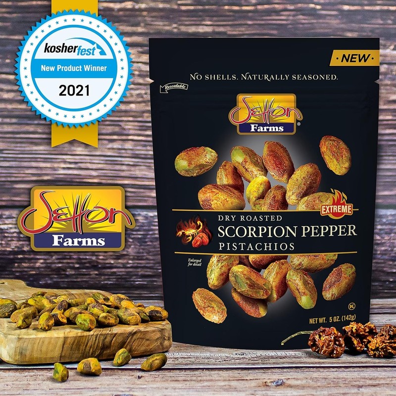 Setton Farms Pistachios, Scorpion Pepper 5 Ounce (Pack of 1), gallery
