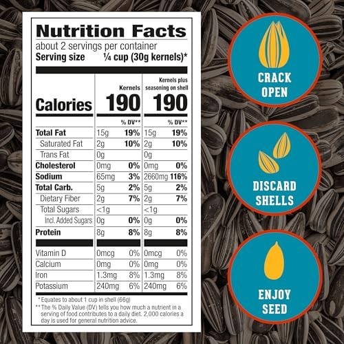 Jumbo Sunflower Seeds Ranch Flavor 5.25 oz Bag Salted Roasted Keto Snack gallery