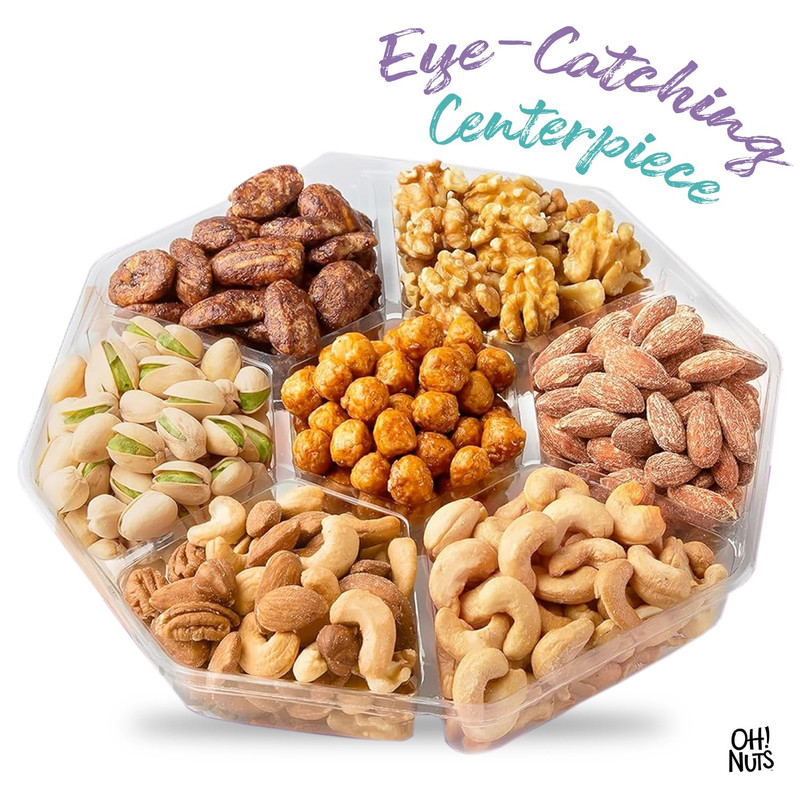 7 Variety Nuts Gift Basket - Healthy Food Assorted Nuts Gifts Baskets - Holiday gallery