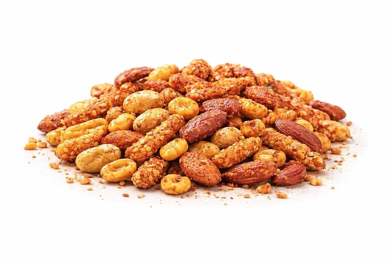 First Choice Candy Sweet Heat BBQ Crunch Mix , Almonds, Peanuts, Corn Nuts 4 Oz gallery