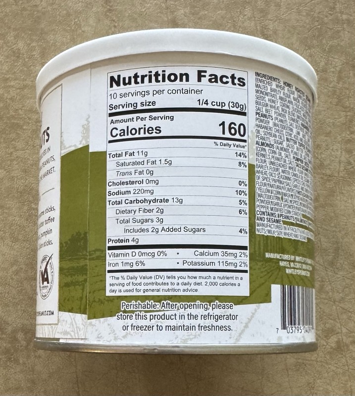 Whit's Party Mix by Whitley’s Peanut Factory (Salted / 2 Tins of 10.5 oz. Each) gallery