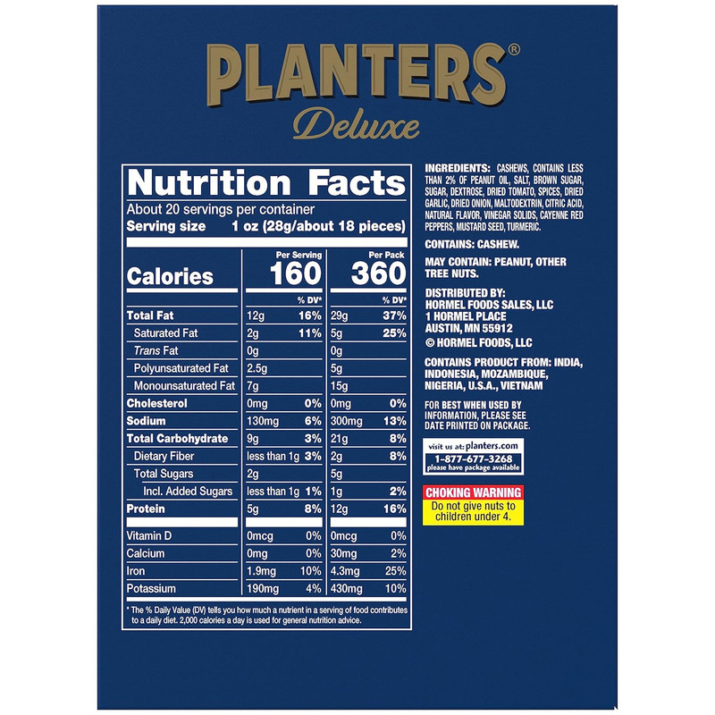 PLANTERS Sweet Cayenne BBQ Cashews (Pack of 10) gallery