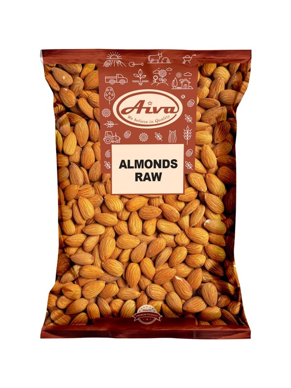 AIVA, Natural Whole Raw Almonds, Unsalted, No Shell - 5 lb, Grown in the USA,