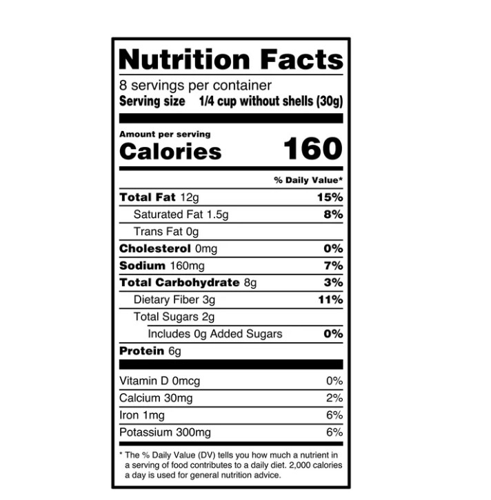 Great Value Roasted & Salted Pistachios, 16 oz Resealable Bag gallery