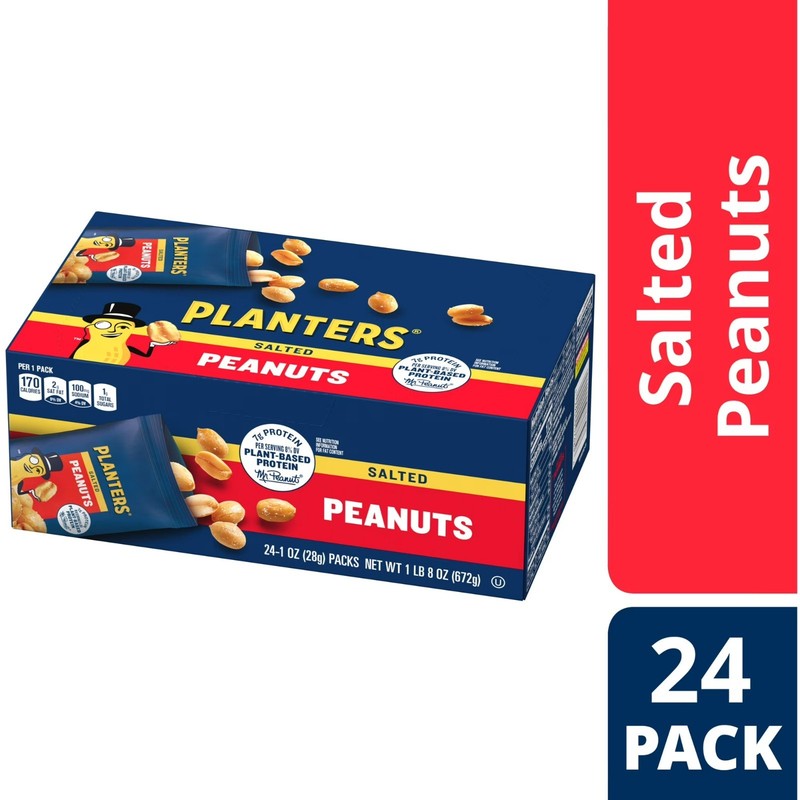 Planters Peanuts, Salted, 1 Oz Bags, 24 Ct gallery
