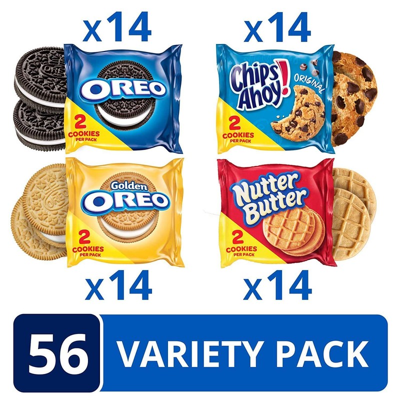 OREO Original Butter Cookie Snacks Variety 56 Snack Packs (2 Cookies Per Pack) gallery