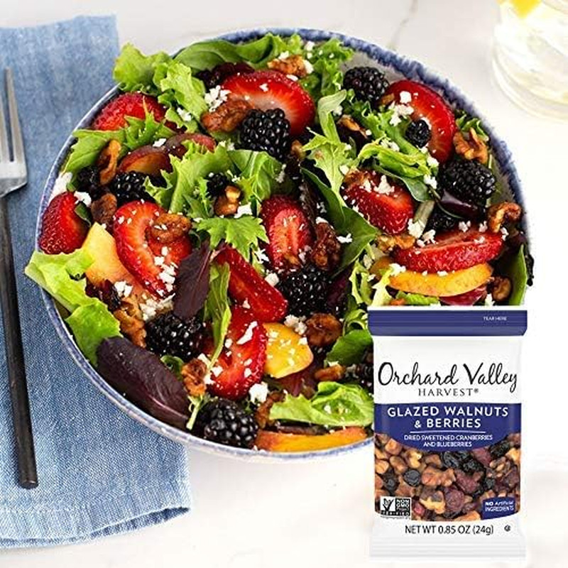 Orchard Valley Harvest Glazed Walnuts and Berries Salad Toppers, 0.85 Ounce Bags gallery