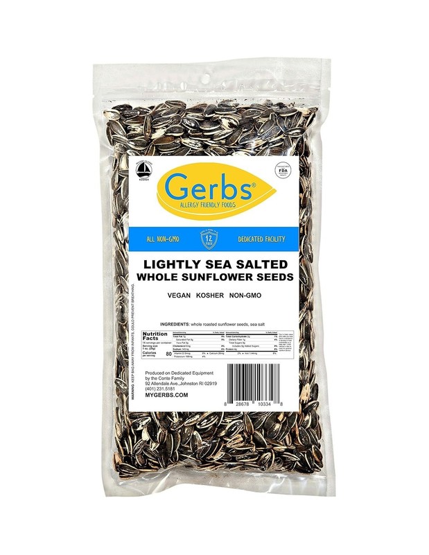 Lightly Sea Salted Whole Sunflower Seeds 1 lb. | Small Batch, No Artificial A... gallery