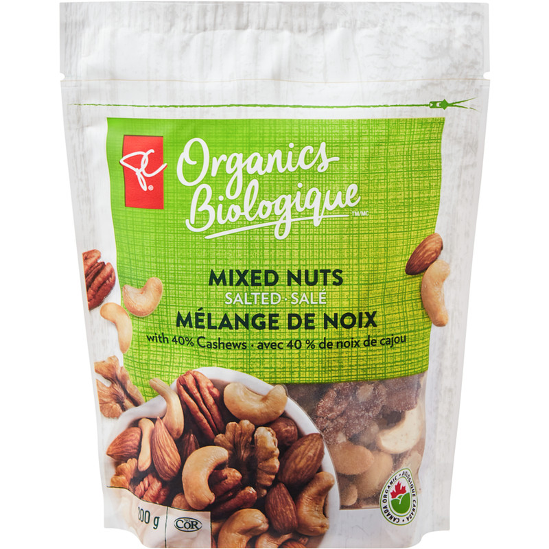2-Pack PC Organics Salted Mixed Nuts