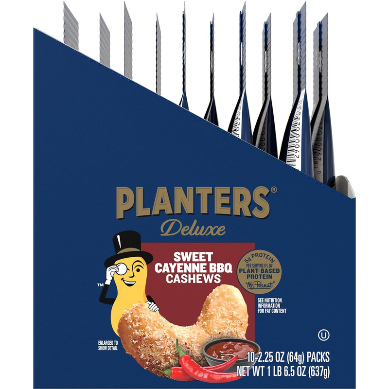 PLANTERS Sweet Cayenne BBQ Cashews (Pack of 10) gallery
