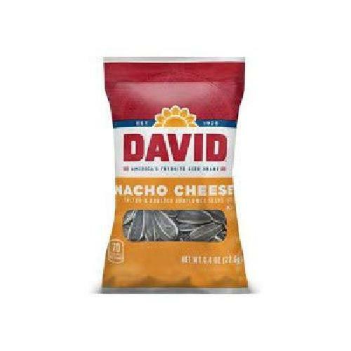David Seed Sunflower Seeds, Nacho Cheese, 0.8 Ounce, 36 count