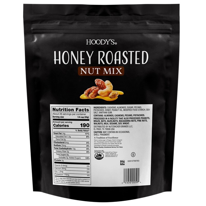 Hoody's Honey Roasted Cashews, Almonds, Pecans & Pistachios Nut Mix (30 Ounce) gallery