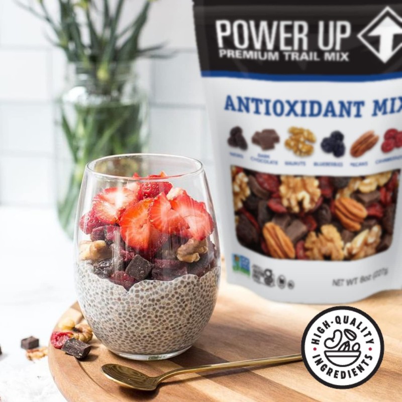 Antioxidant Trail Mix By Gourmet Nut, Dried Fruit & Nuts Mix, Raisins Dark Ch... gallery