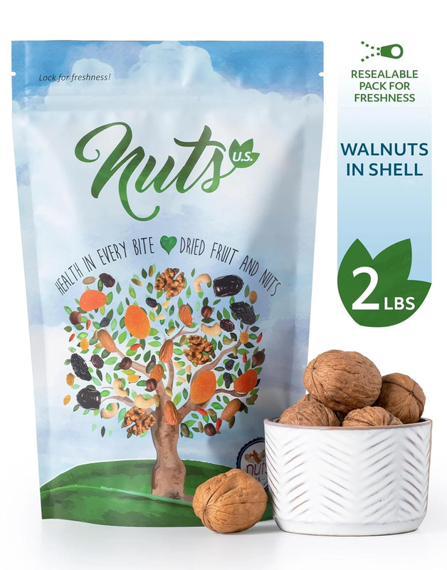 NUTS U.S. - Walnuts in Shell | Grown and Packed in California | Chandler Variety gallery