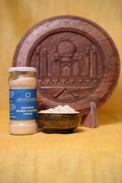 Organic Kashmir Mamra Badam Powder Almond Powder Kashmiri Mamra Badam 200 gram gallery