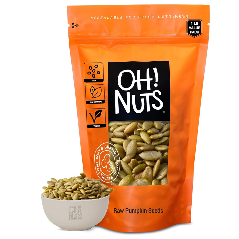 Pepitas Raw Unsalted Pumpkin Seeds - All-Natural Protein Power - Fresh, Healthy gallery