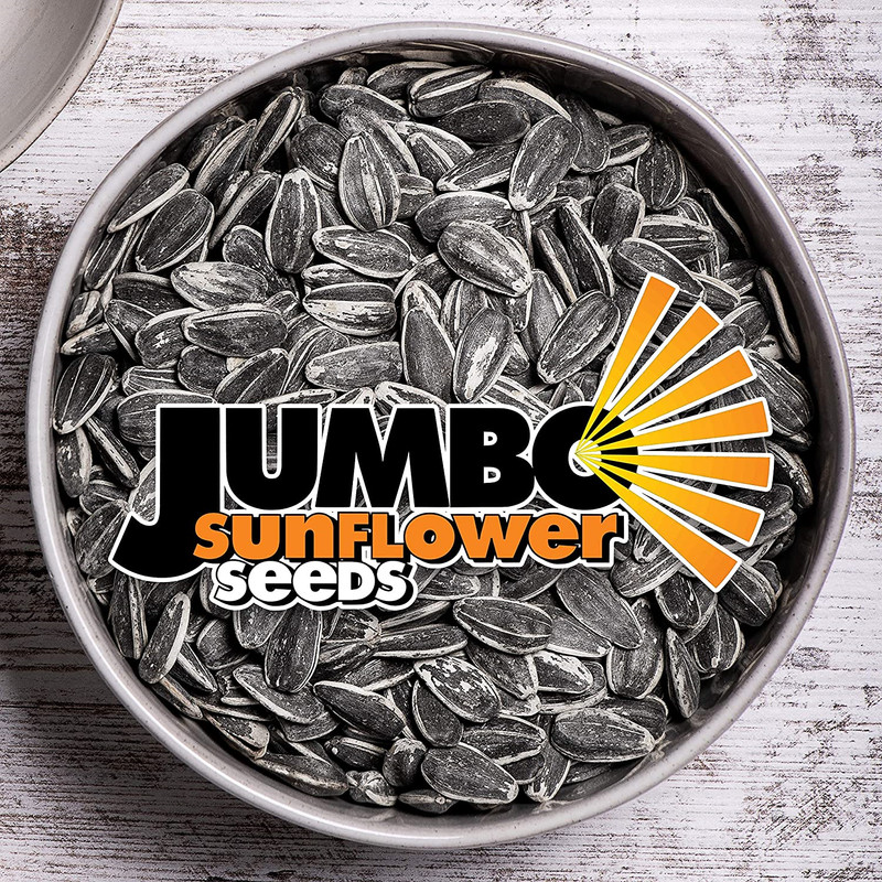 JUMBO SUNFLOWER SEEDS Sunflower Seeds, Mega No Salt, 5.5-Ounce Pack of 12 gallery