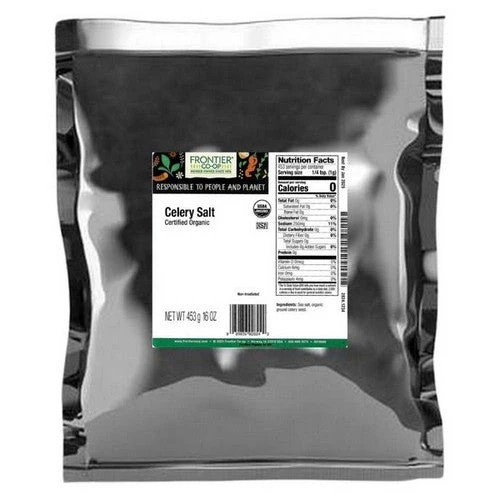 Organic Celery Salt 1 Lb By Frontier Coop