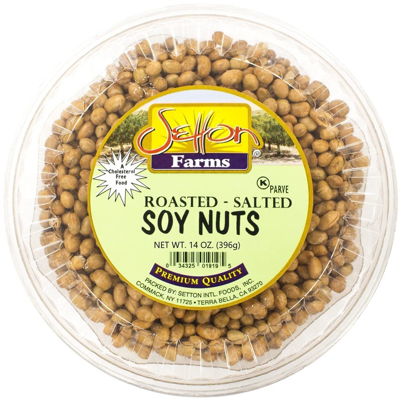 Roasted Salted Dried Soybeans Soynuts 14 Oz – Kosher Snack Option