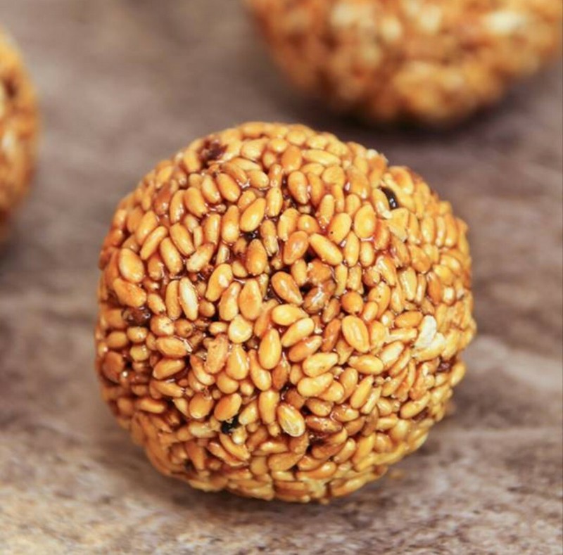 Organic toasted crunchy sesame 3 oz سمسم محمص gallery