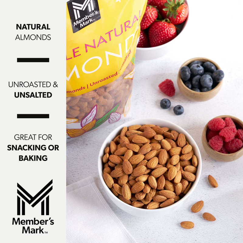 Member's Mark Whole Natural Almonds, 48 oz gallery