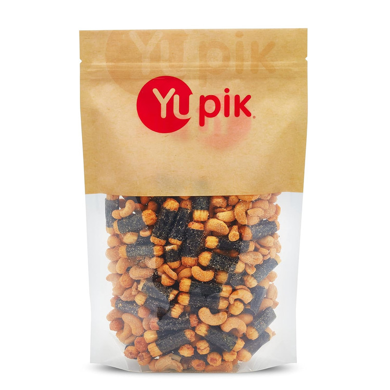 Sushi Cashew Mix, 1 Lb (16 Oz), Non-Gmo, Vegan, Crunchy Savory Snack with Rice C