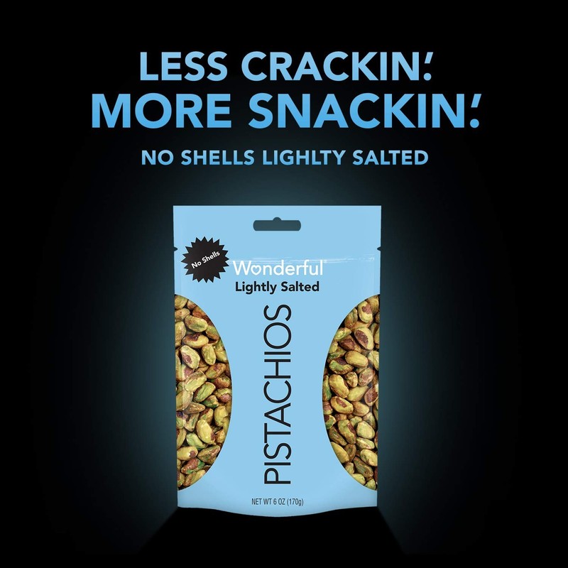 Wonderful Pistachios No Shells, Roasted & Salted Nuts, 24 Ounce Resealable Bag gallery