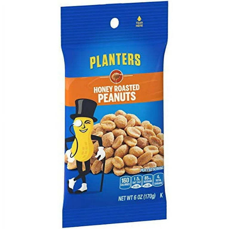 Planters Peanuts Honey Roasted, 6-Ounce EXPIRE 11/2026 gallery