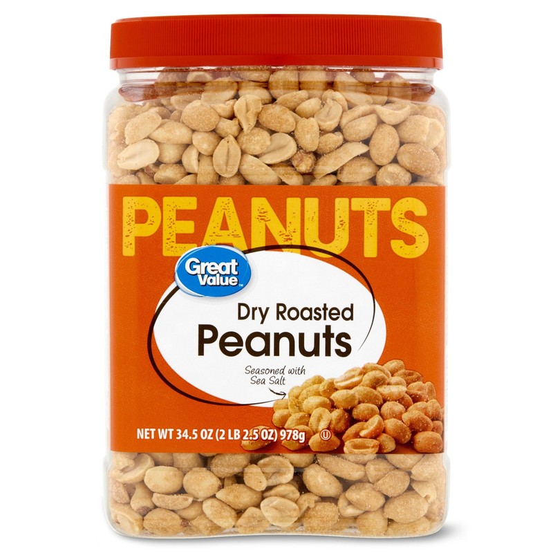 Great Value Dry Roasted Seasoned with Sea Salt , 34.5 oz gallery