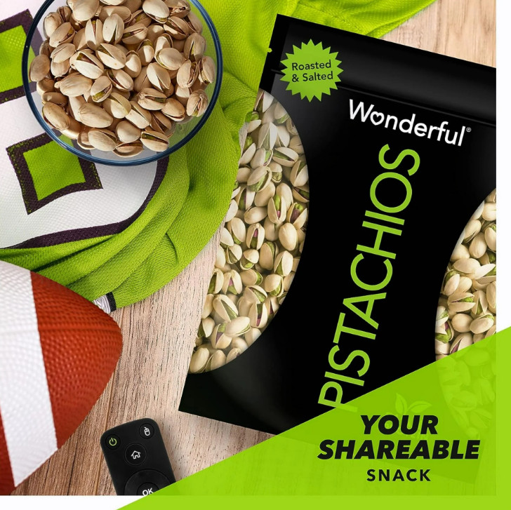Wonderful Pistachios, In-Shell Roasted & Salted Nuts, 16 Ounce Bag (Pack of 2) gallery