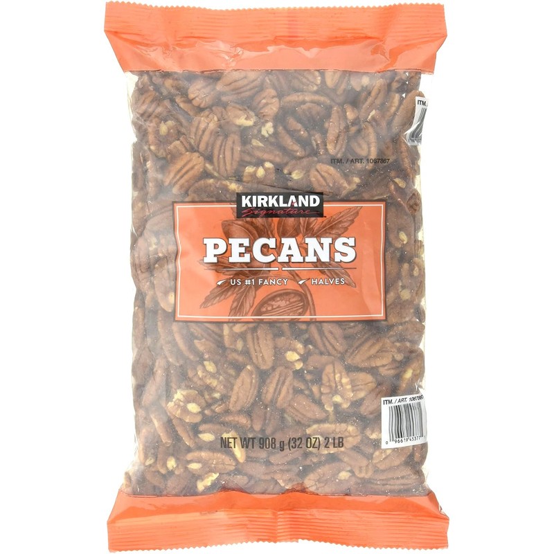 Kirkland Signature Pecan Halves 908g Premium Fresh Tree Nuts Kids Healthy Snack