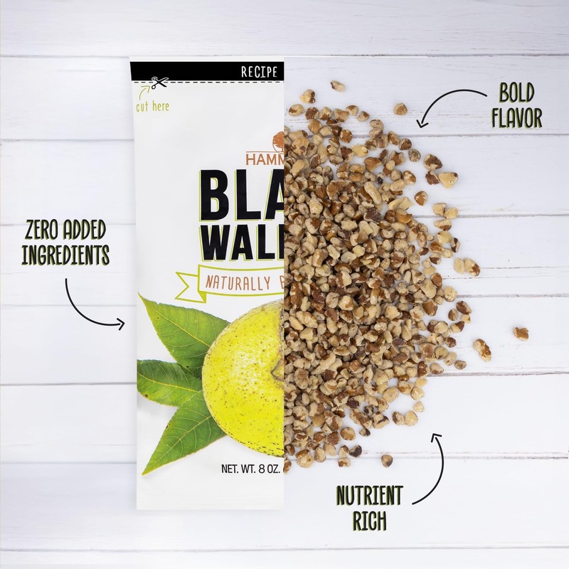 Hammons Black Walnuts - Wild Harvested - Non-GMO, Gluten Free, High Protein, ... gallery