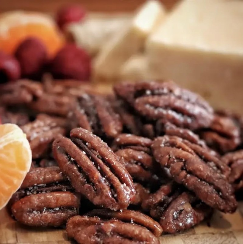 Candied Pecans, Sweet and Salty Snack, Hand Crafted in Small Batches, USA-Gro... gallery
