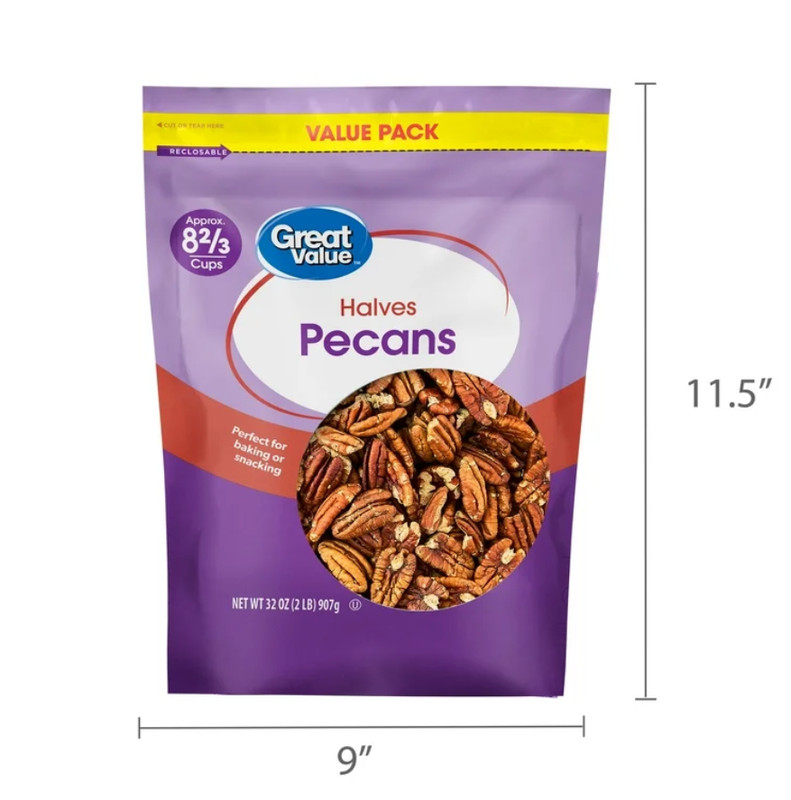 Great Value Pecan Halves, 32 oz gallery