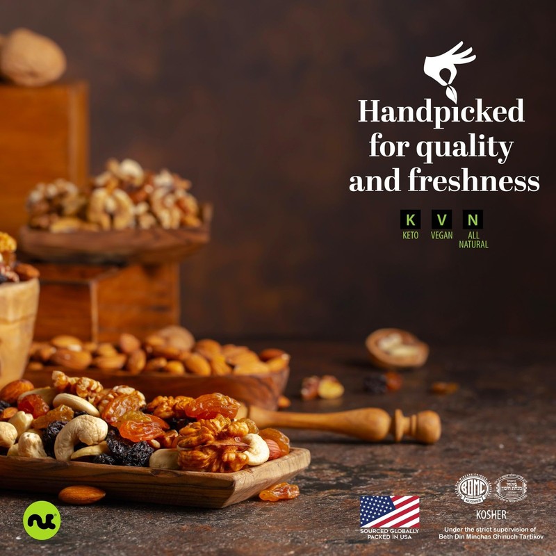 - Raw Whole Almonds, Unsalted, Shelled, (80oz - 5 LB) Bulk Nuts Packed Fresh ... gallery