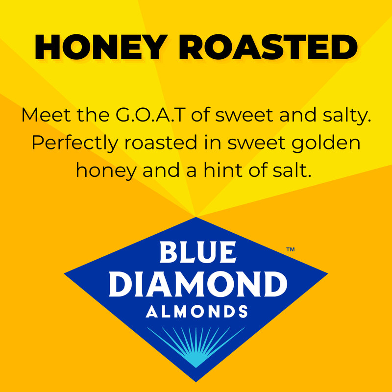 Blue Diamond Honey Roasted Almonds 25 oz Resealable Bag Sweet Crunchy Snack Nuts gallery