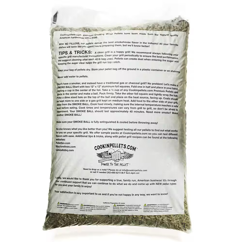 40 Lbs. Bags Perfect Mix Wood Pellets and Premium Hickory Pellets, (Pack-2) gallery