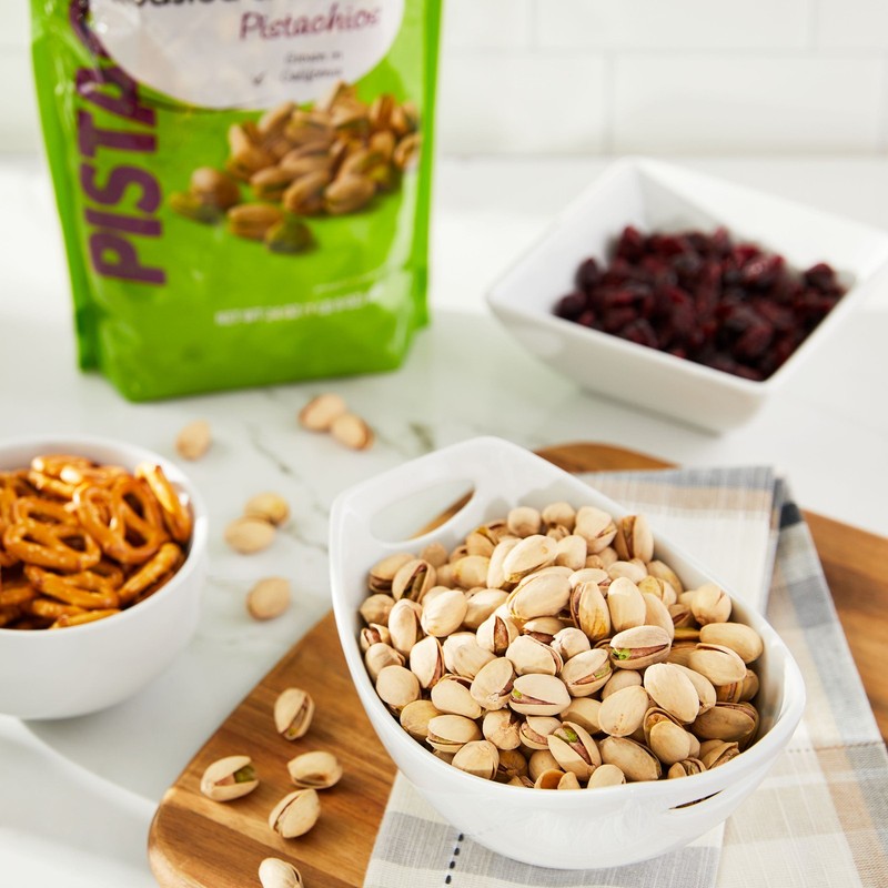 Great Value Roasted and Salted Pistachios, 24 oz gallery