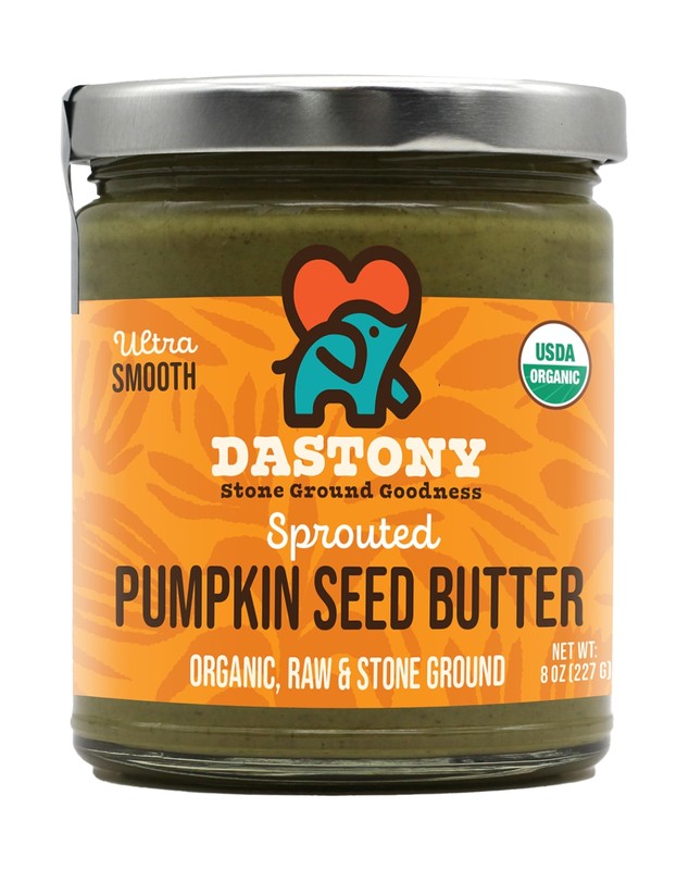 8 Ounce Sprouted Pumpkin Seed Butter USDA Organic Vegan Nutritious Spread