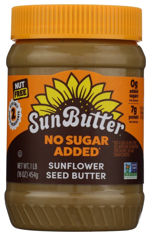 Sunbutter Sunflower Seed Butter No Sugar Added 16 Ounce Jar Seeds Oz 6 Pack gallery