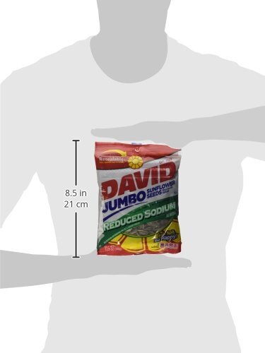 David Sunflower Jumbo Seeds Reduced Sodium 5.25 Ounce (Pack of 3) gallery