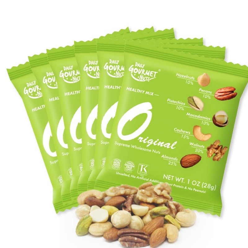 Keto-Friendly Mixed Nuts Snack Packs - 24 Pack gallery