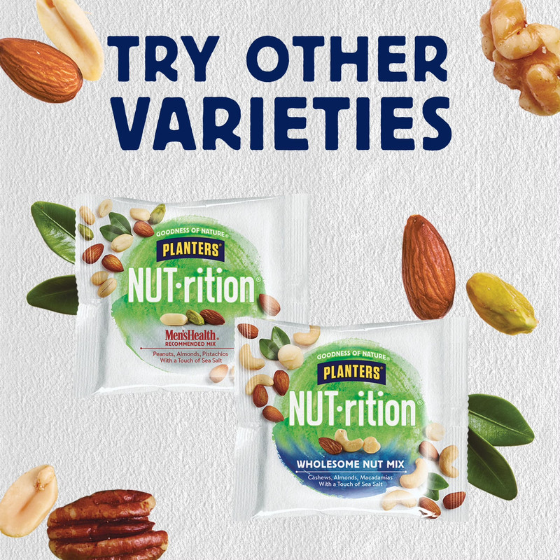 (4 Pack) NUT-RITION Heart Healthy Nut Mix, Shelf Stable, Plant Based Protein, 1 gallery