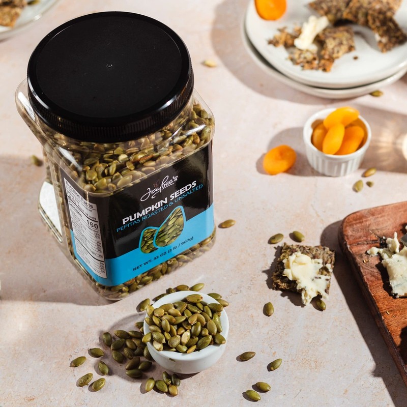 Roasted Unsalted Pumpkin Seeds Pepitas 32 oz | Healthy Vegan Snack | Keto Friend gallery