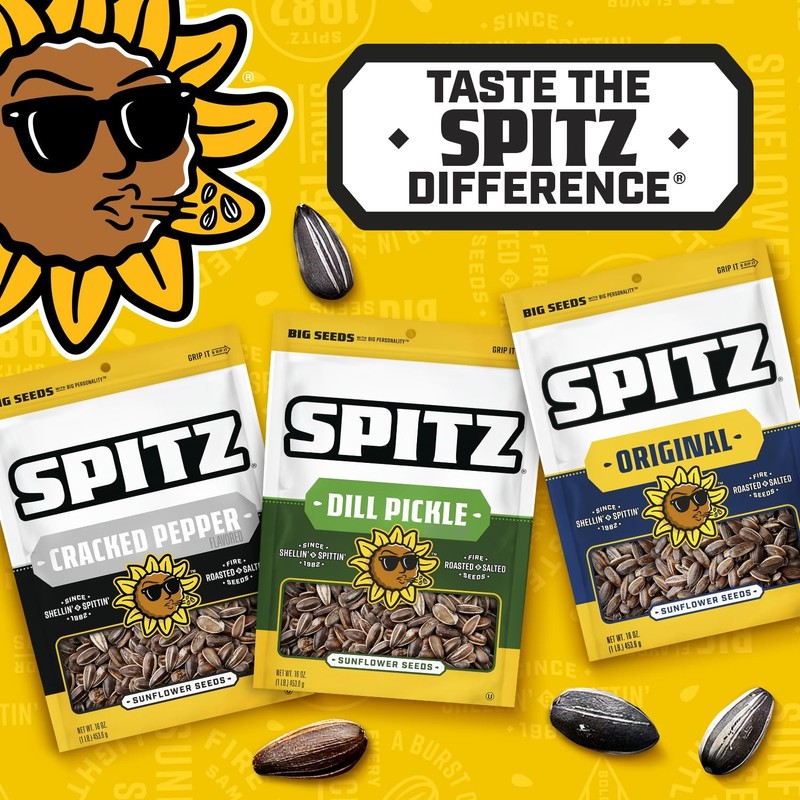 Spitz Sunflower Seeds, Dill Pickle, 6 Ounce (Pack of 9) gallery