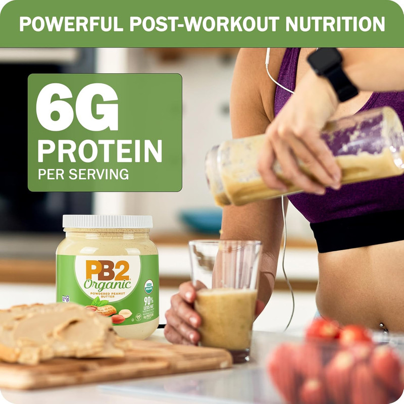 PB2 6.5Oz Organic Powdered Peanut Butter - USDA Organic Certified, Non-Gmo Proje gallery