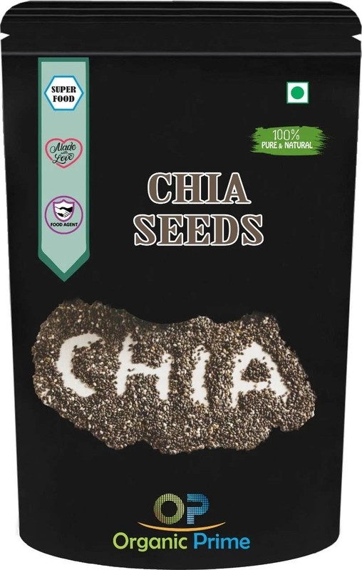 Organic Prime Raw Chia Seeds – Premium Natural Superfood, High Fiber