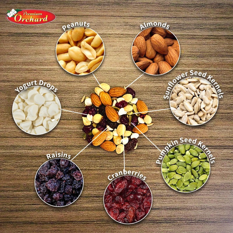 Trail Mix Seeds Yogurt Fruit Nuts Healthy Snack Bulk Blend 20z gallery